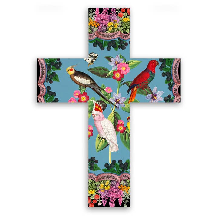 Paradiso Ornamental Cross 21x30 cm for wholesale by Mouchkine Jewelry