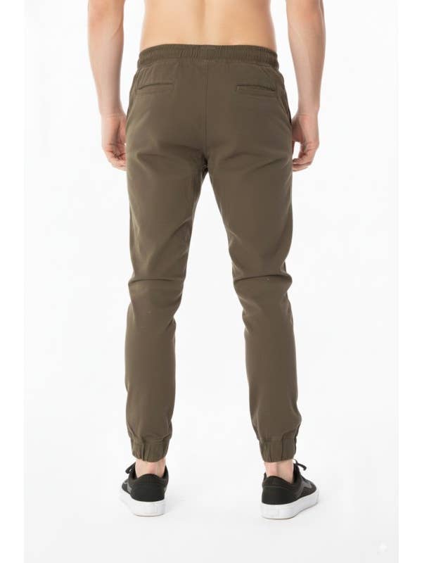 OLIVA PANTALONI JOGGER IN TWILL DA UOMO in vendita all'ingrosso su Faire2