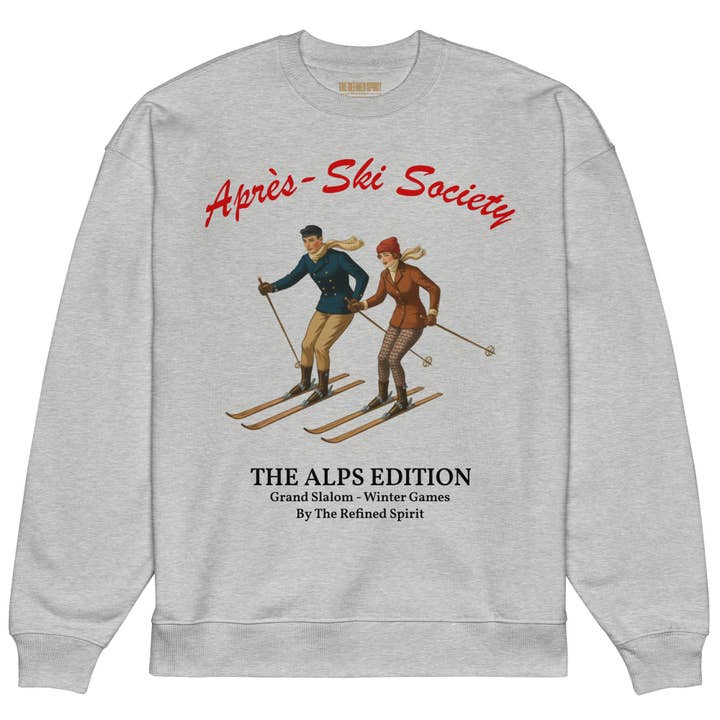 Après-Ski Society - Sudadera Orgánica Oversize para venta al por mayor de The Refined Spirit