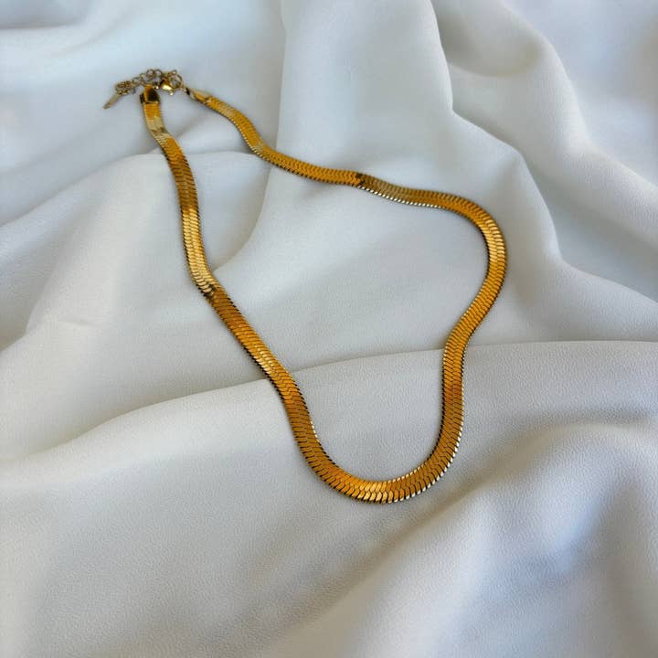 Duestelle Italia – wholesale Kedjehalsband – ORM GULD HALSBAND