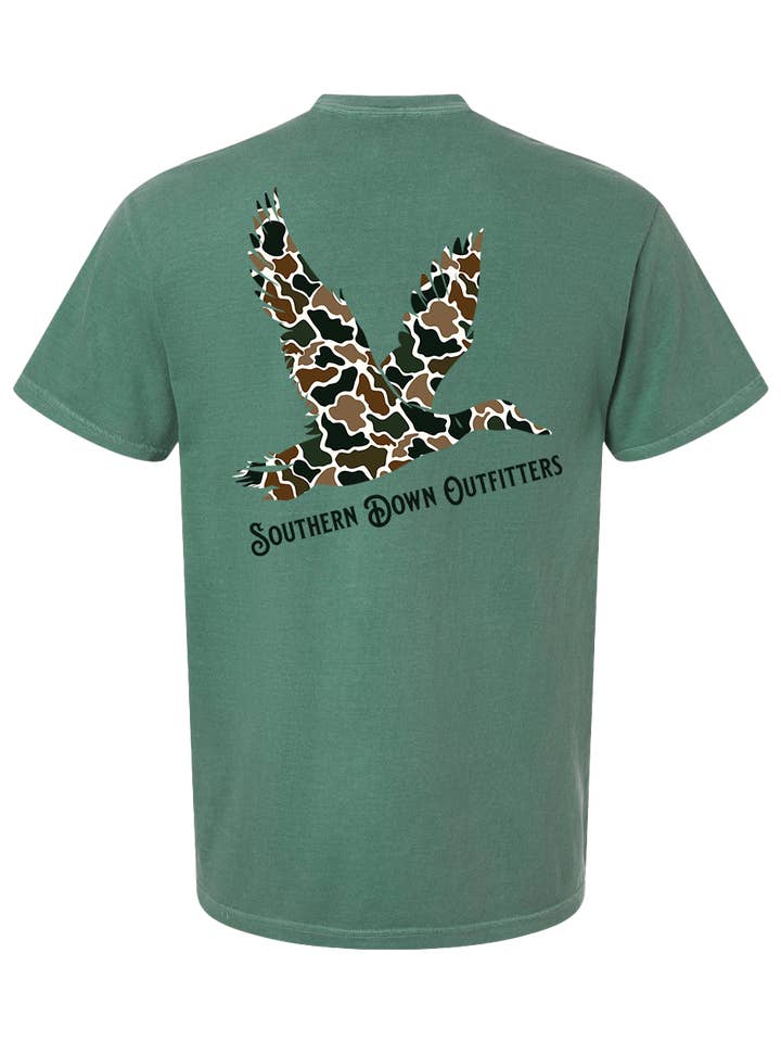 Southern Down Outfitters - Vendita all'ingrosso Maglietta serigrafata - Uomo - Maglietta Camo Mallard3