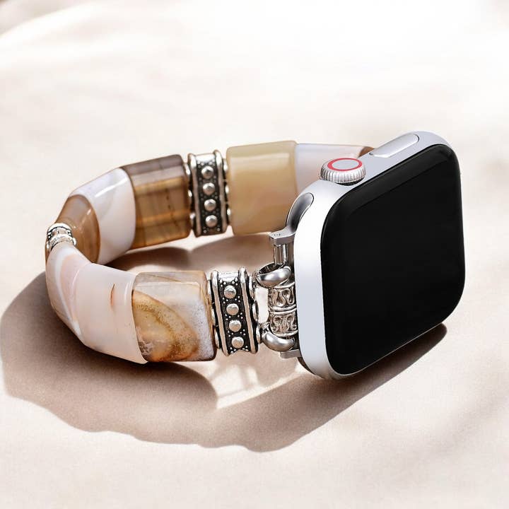 Cape Diablo - Wholesale Watch Band/Strap - Unisex - Sacred Sands Agate Stretch Apple Watch Strap