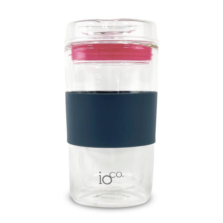 IOco Gift Designers - Wholesale Insulated mug/tumbler - IOco 12oz Reusable Glass Coffee Travel Cup6