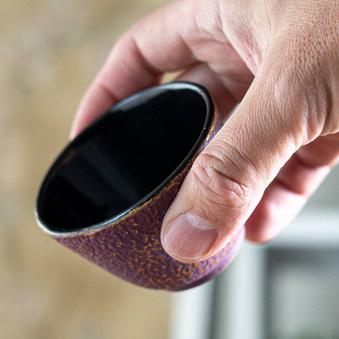 Urban Tokyo - Wholesale Coffee/Tea Cup - 3oz Purple Cast Iron Tea Cup (1/36)5