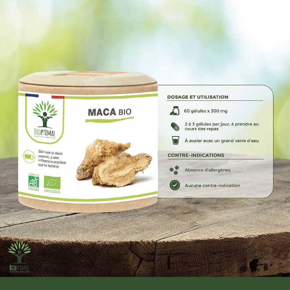 Bioptimal - Wholesale Oral Supplement/Vitamin - Organic Maca Capsules - Bioptimal3