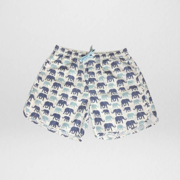 Navalora – wholesale Badshorts - Herr – Mäns Elefanter på parad simma kort