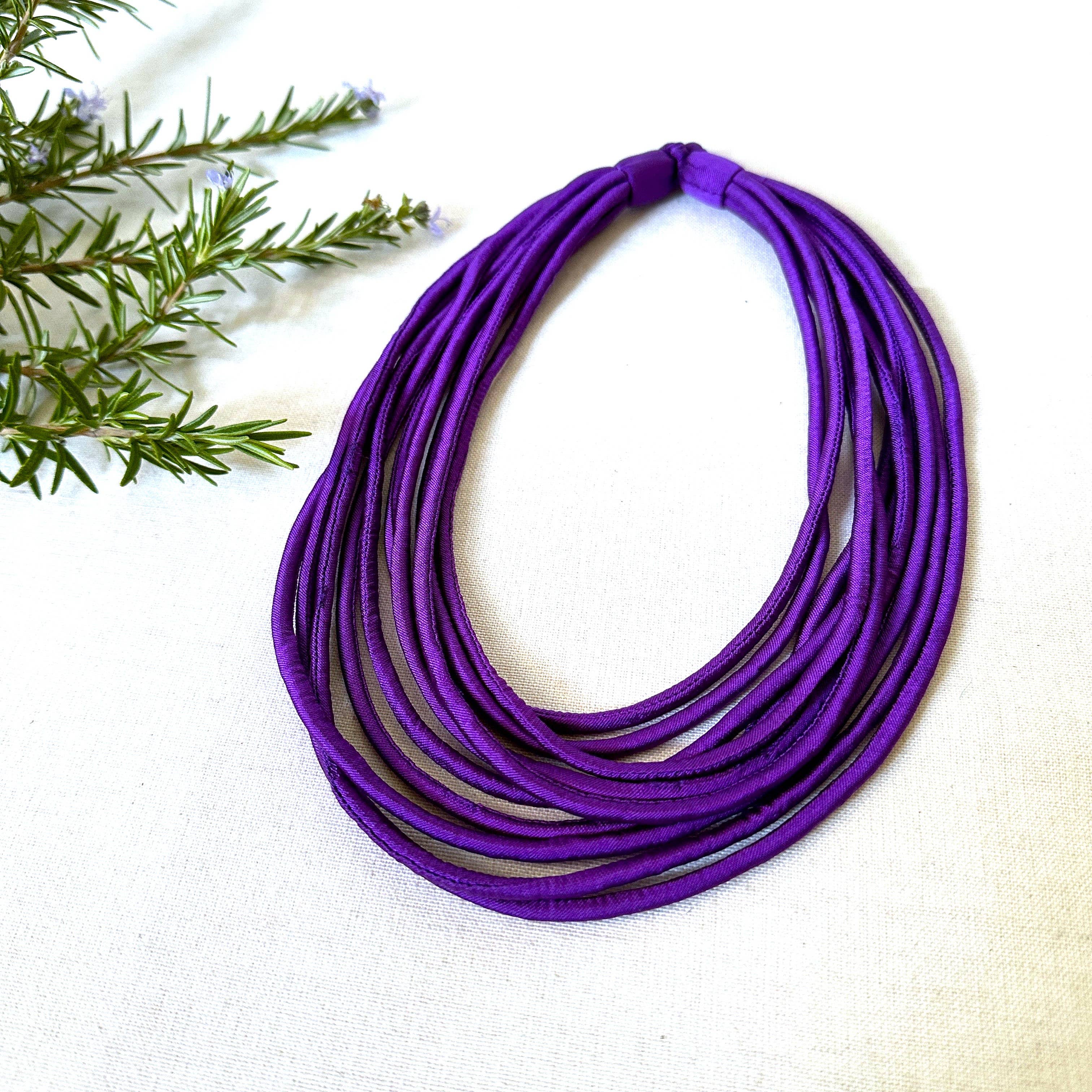 Sophie Silks - Wholesale Woven Necklace - Multi Strands Boho Necklace25