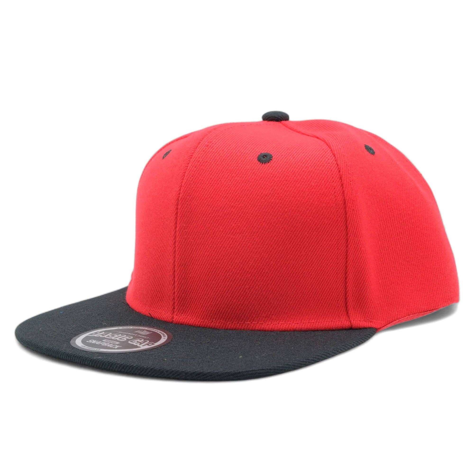 Eon Company Group, Inc - Wholesale Baseball Cap - Unisex - Blank Solid Two Tone Color Snapback Caps25