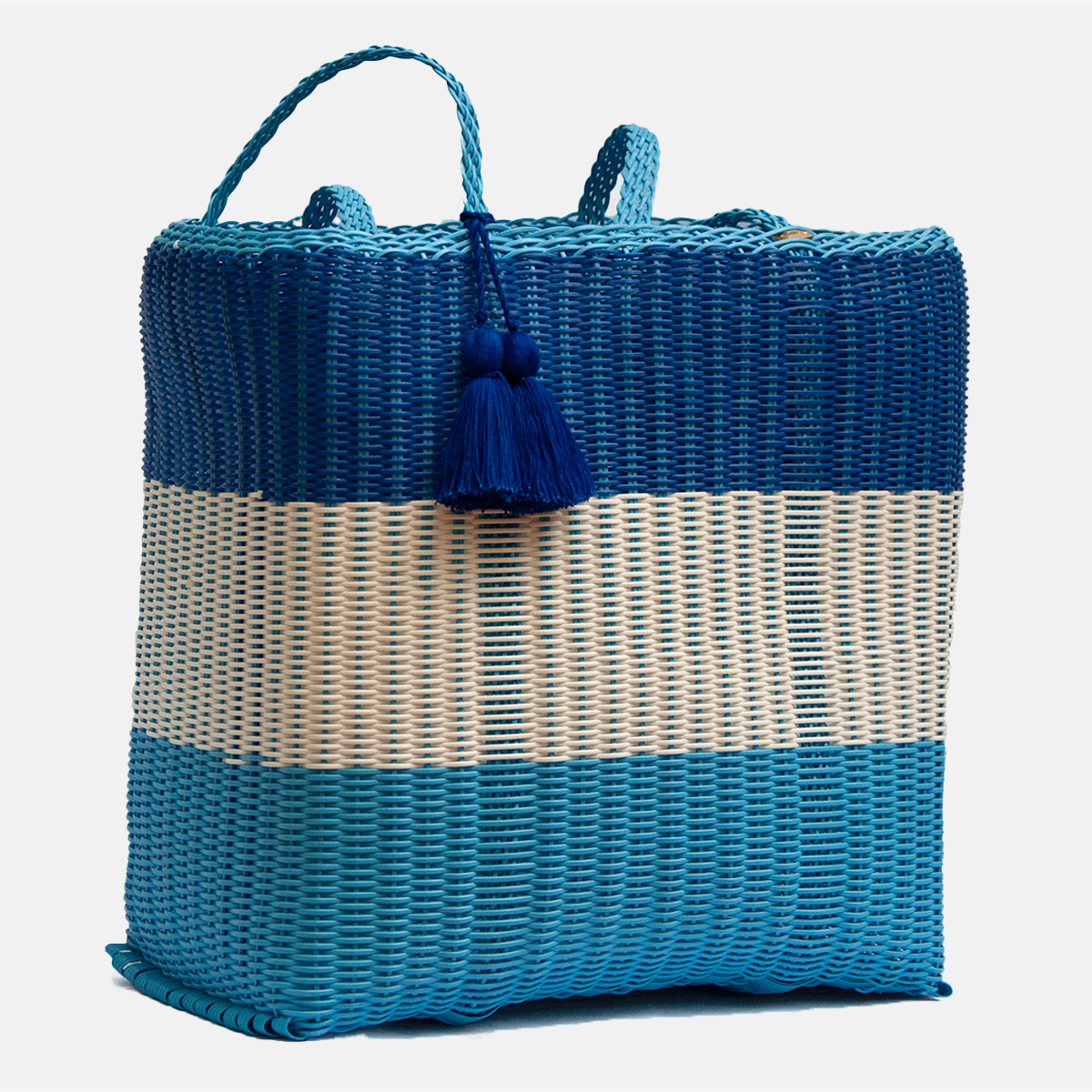 ixöq - Wholesale Tote Bag - Women's - Ixoq Recycled Plastic Cesta Tote Ex-Large ~ 3 Color Paneled7
