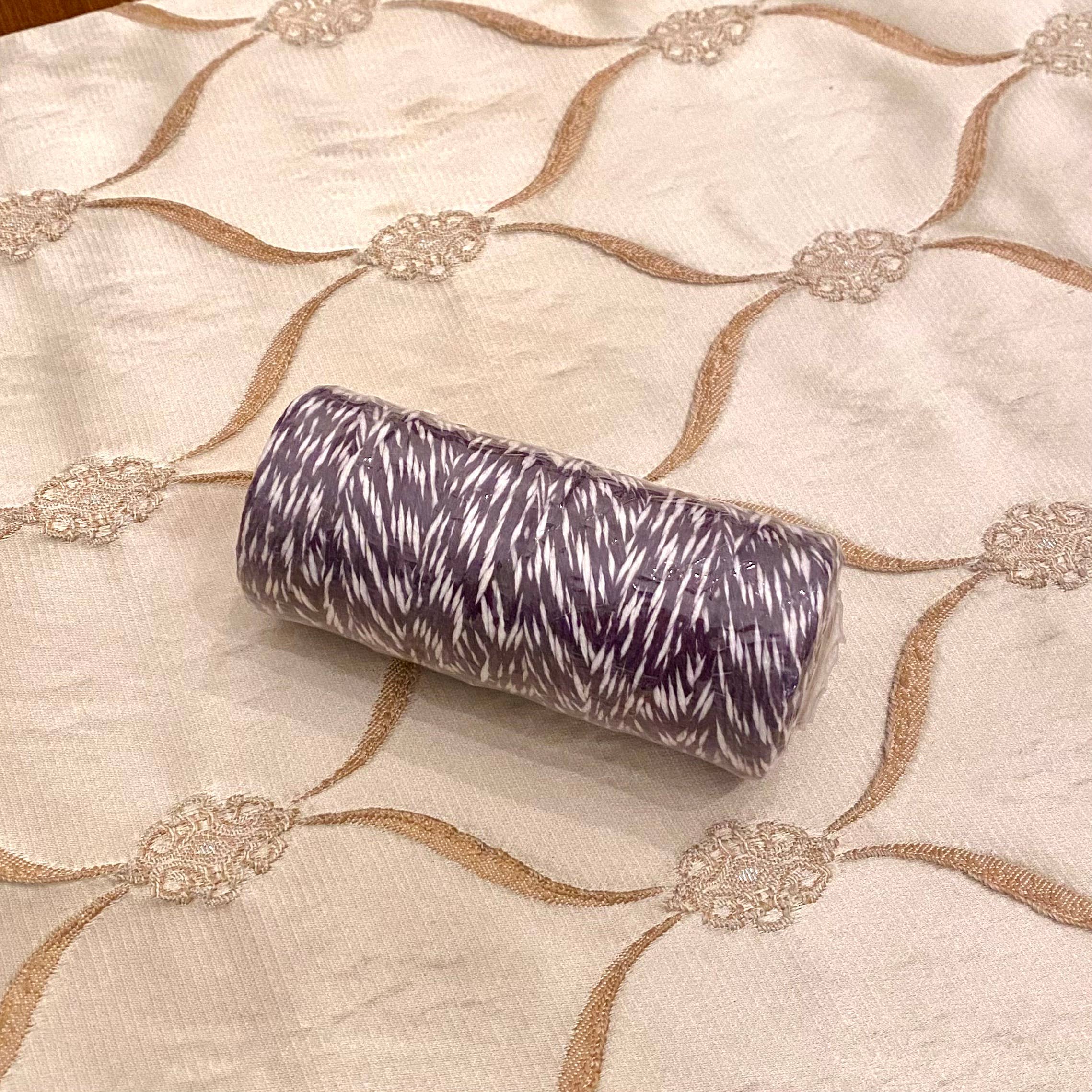 ByHome - Vente Ruban – emballage cadeau - Corde d'emballage bicolore pour cadeaux, 100 yards, 5 styles6