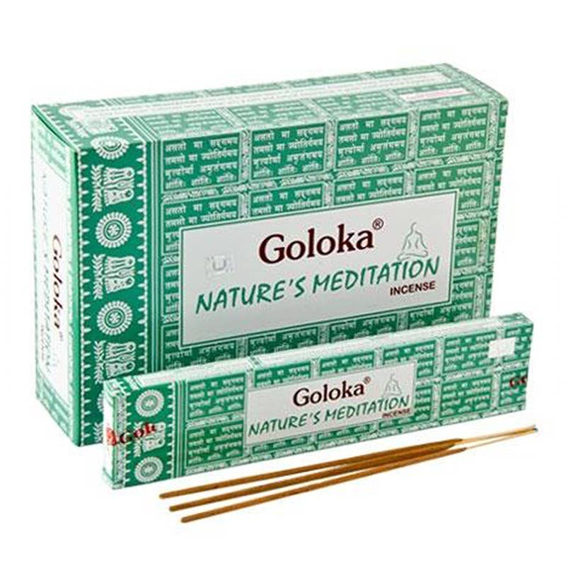 Ethike.eu – Incenso por atacado – 12 embalagens de Goloka Nature's - Meditação, 15 g2