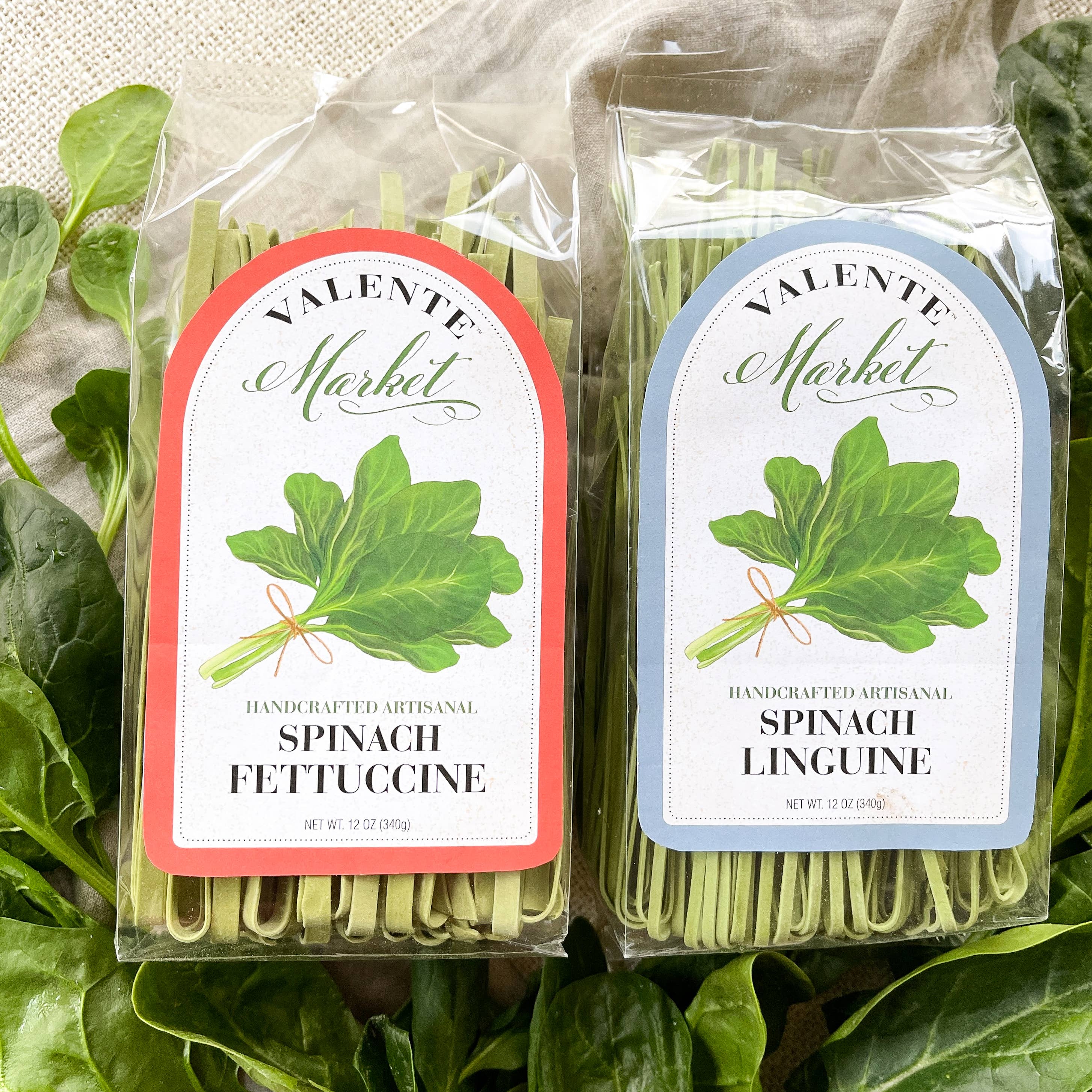 Valente Pasta - Wholesale Pasta - Spinach Fettuccine5