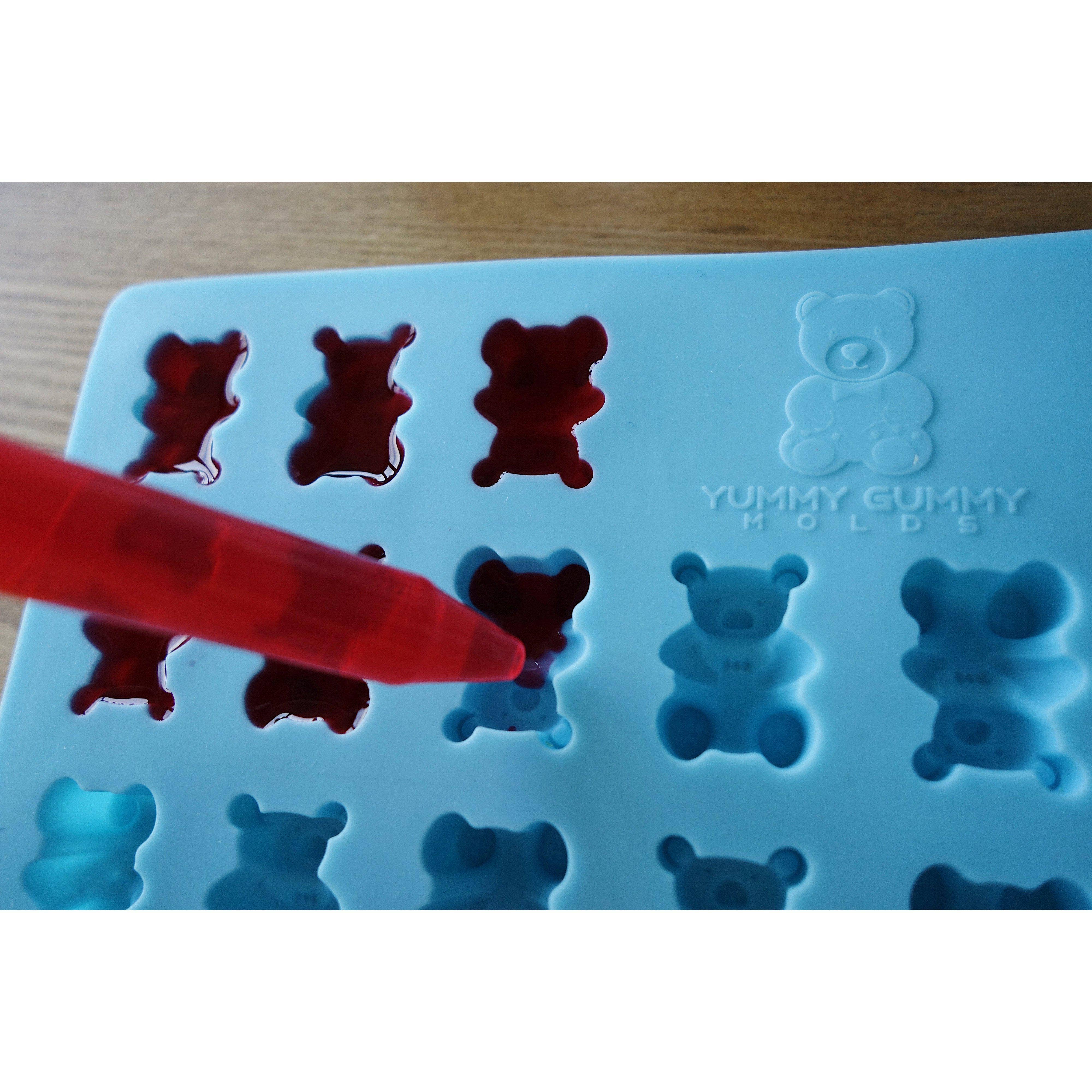 YGM Creations - Wholesale Chocolate/Candy Mold - Gummy Bear Silicone Mold Set – 2-Pack with Bonus Droppers1