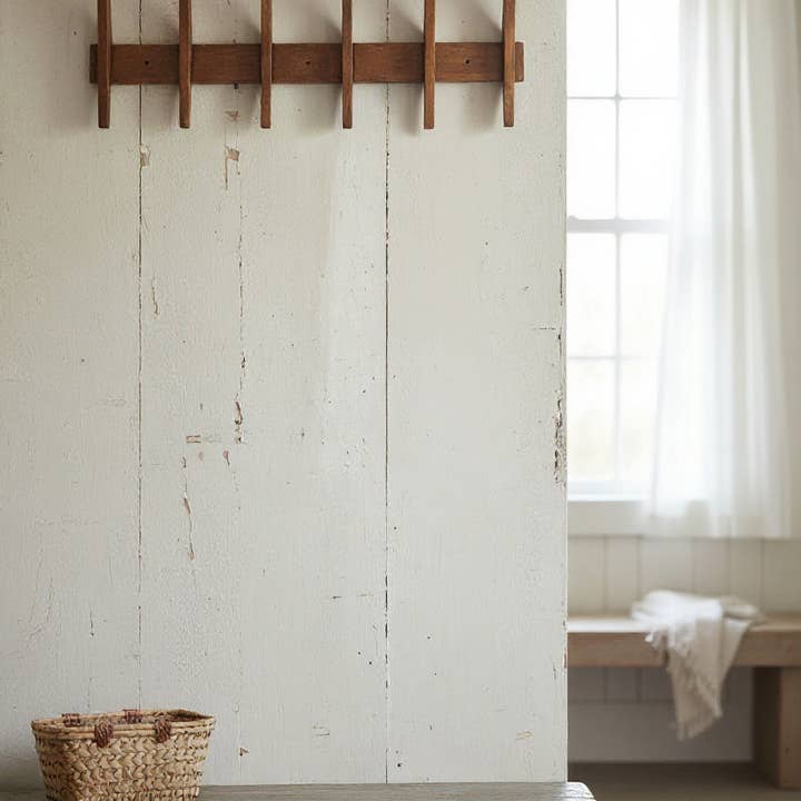 Made Market Co. – Gancho de parede por atacado – Cabideiro de Parede Grande de Madeira Estilo MCM1