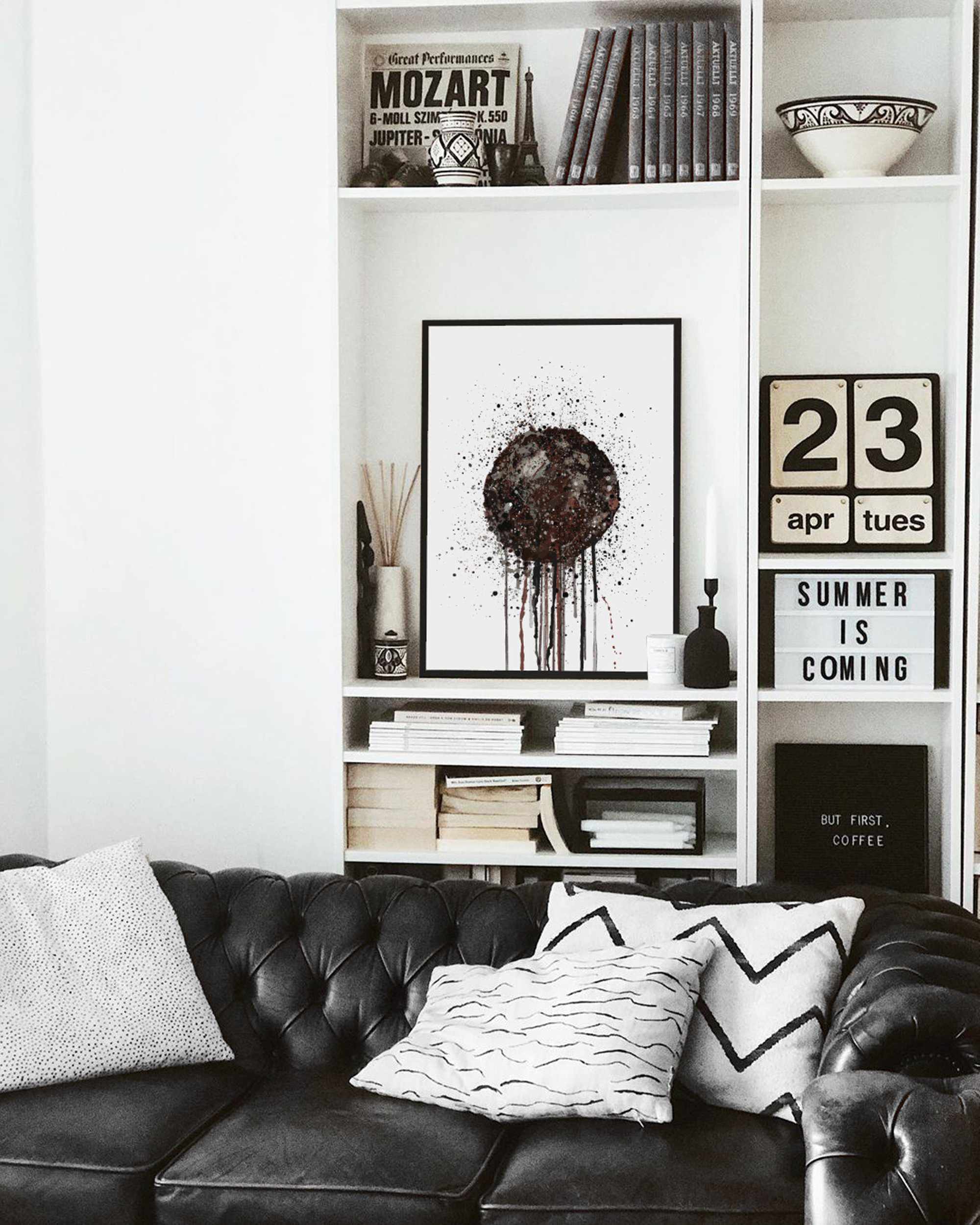 We Love Prints – wholesale Art print – Black Pudding Wall Art Print2