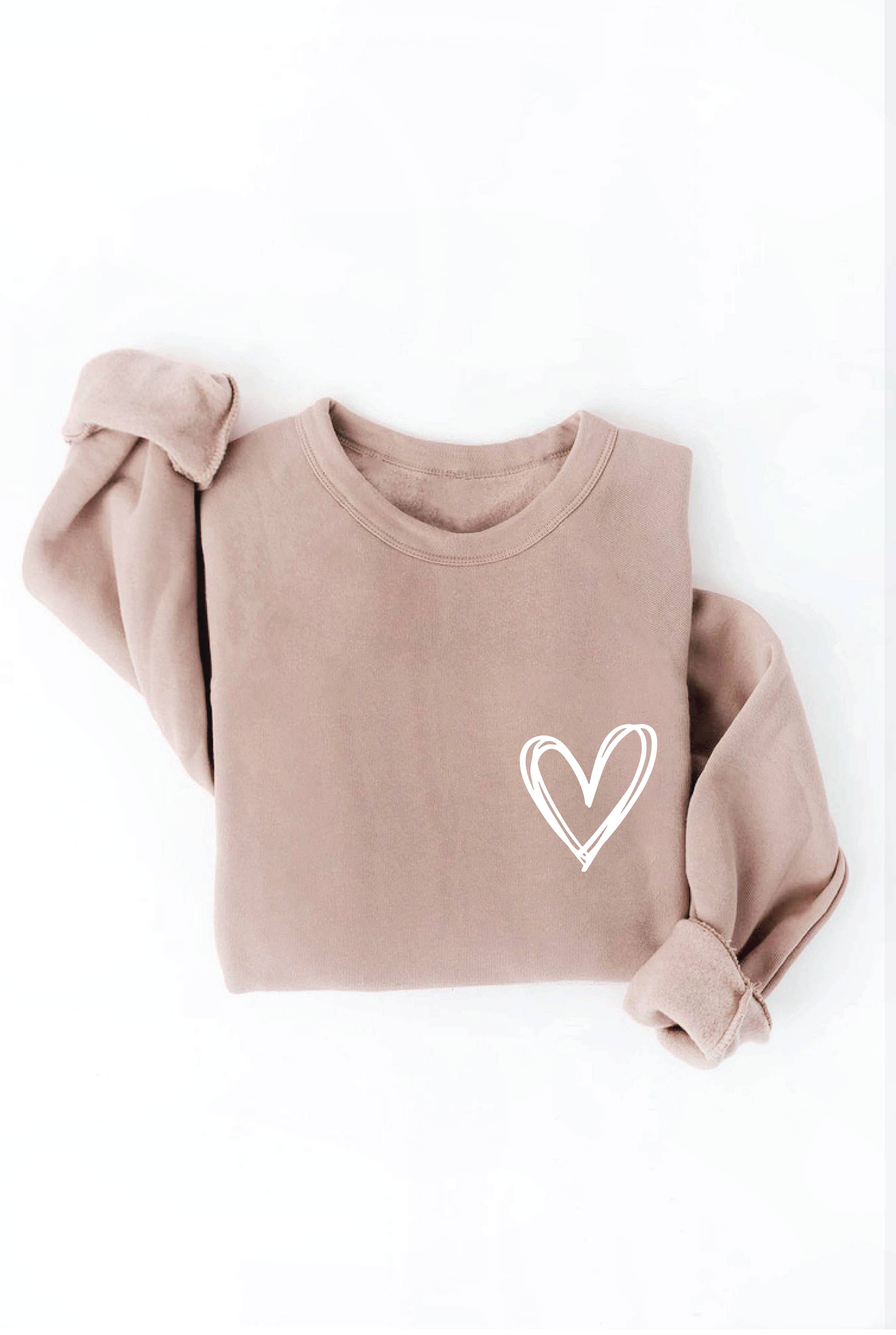 OAT COLLECTIVE - Wholesale Graphic Sweatshirt - Women's - HEART Graphic Sweatshirt2