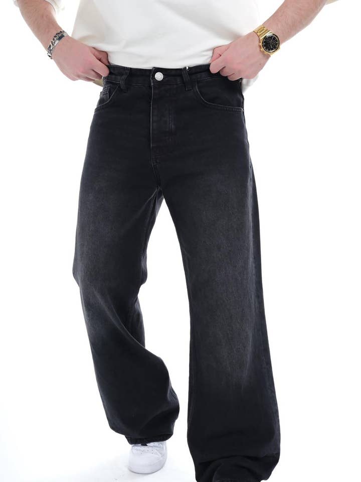 Premium Baggy Acid Wash Denim Jeans for wholesale by PremiumDenim