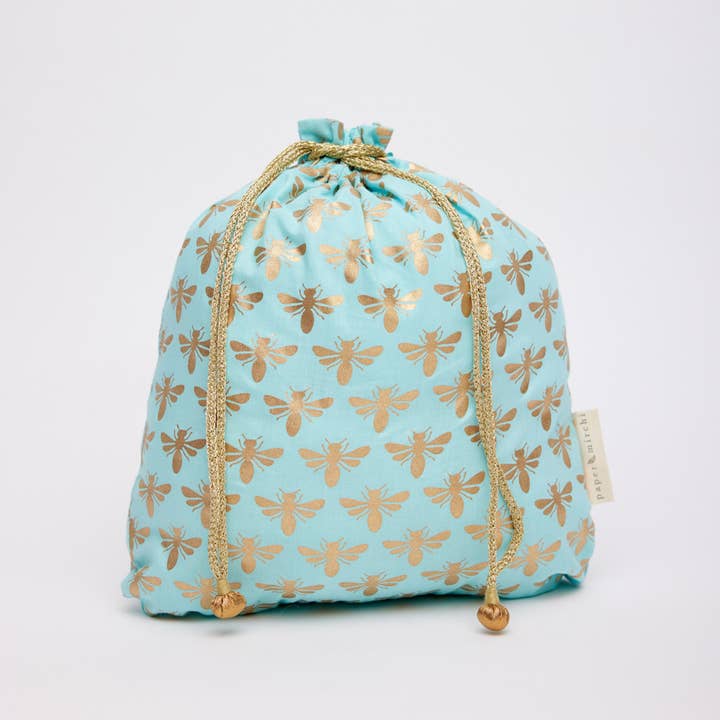Paper Mirchi - Wholesale Gift Bag - Reusable Fabric Gift Bags Double Drawstring- 2024 Collection