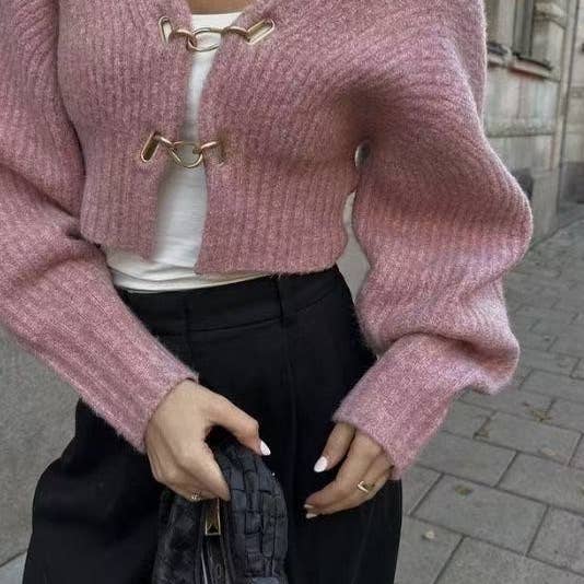 Cardigan med ringe - PU5063 for engroshandel hos LUCCE