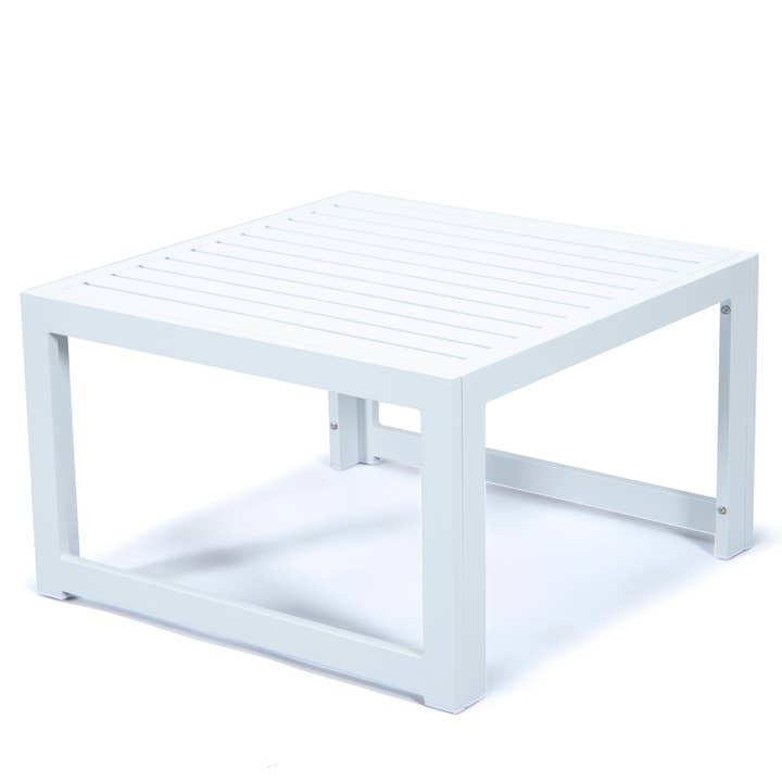 LeisureMod - Wholesale Patio Table - Chelsea Aluminum Patio Coffee Table10
