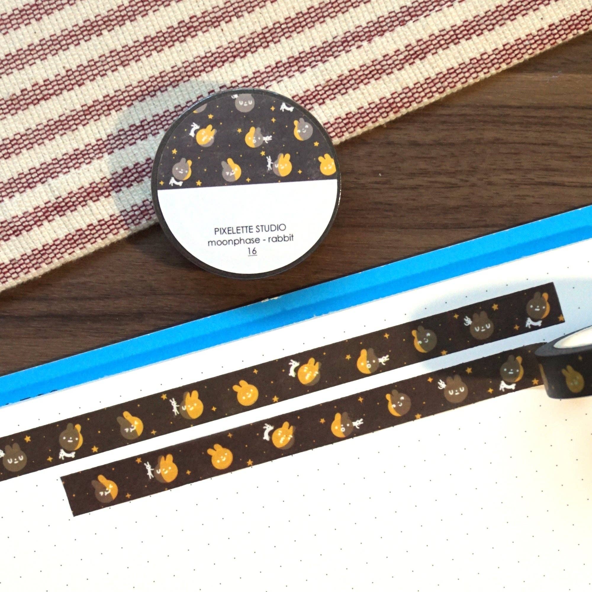 Pixelette Studio - Wholesale Washi Tape - Moonphase Washi Tape1