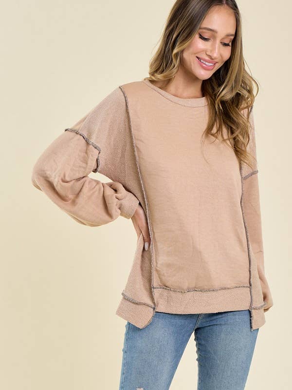 lovely melody - Vente Sweat-shirt – femme - Sweatshirt en tissu éponge double face LMT357212