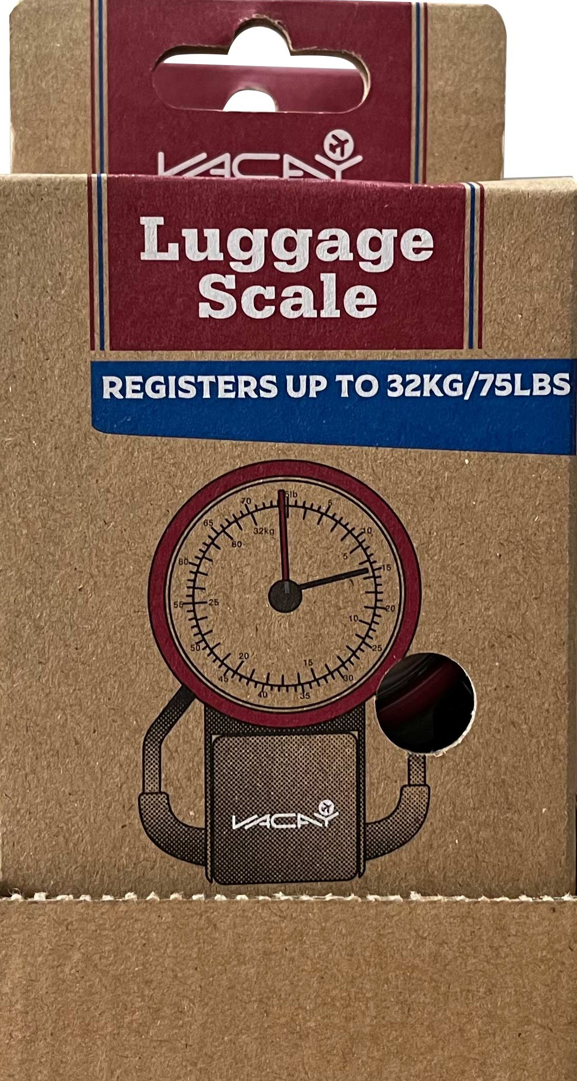 Max-Link Solutions Ltd - Wholesale Luggage - VACAY Manual Travel Luggage Scale Built in measuring tape3