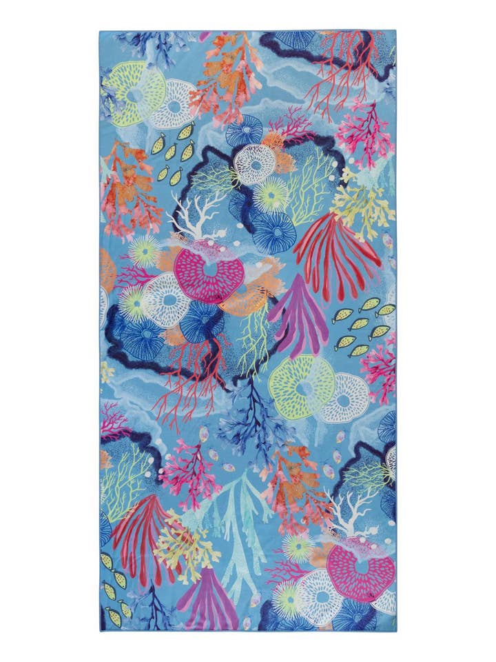 Eco-Friendly Reef Beach Towel for wholesale by Sundust Cosmetics PTY LTD