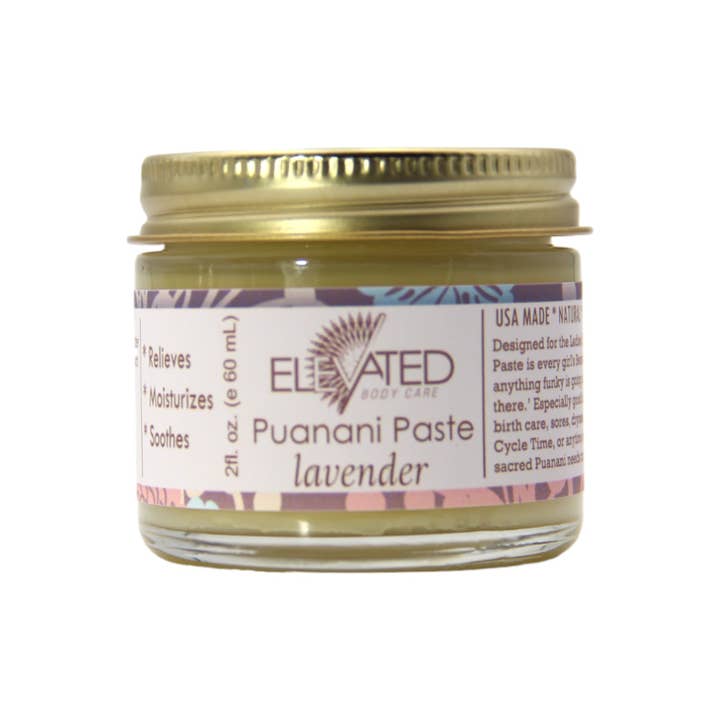 Taylor's Naturals - Vente Crème/baume/pommade cicatrisante - ELEVATED - Pâte Puanani (pâte féminine) - 2oz.