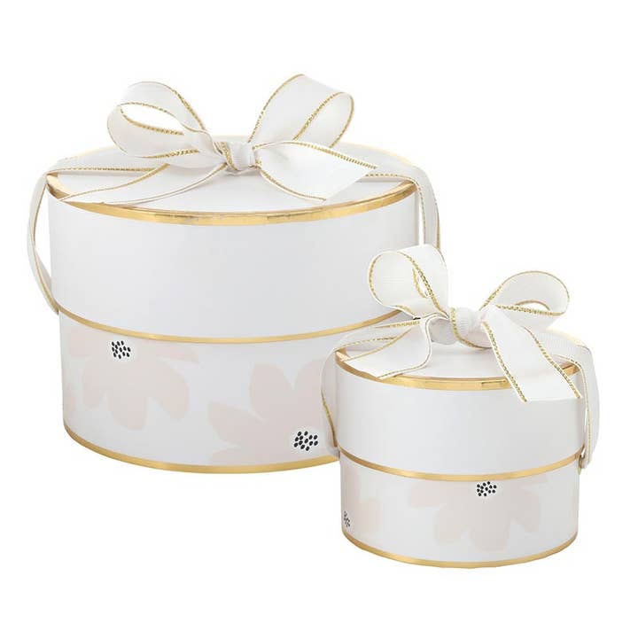 Gift Box Nested - Pink Floral for wholesale by The Gift Wrap Company