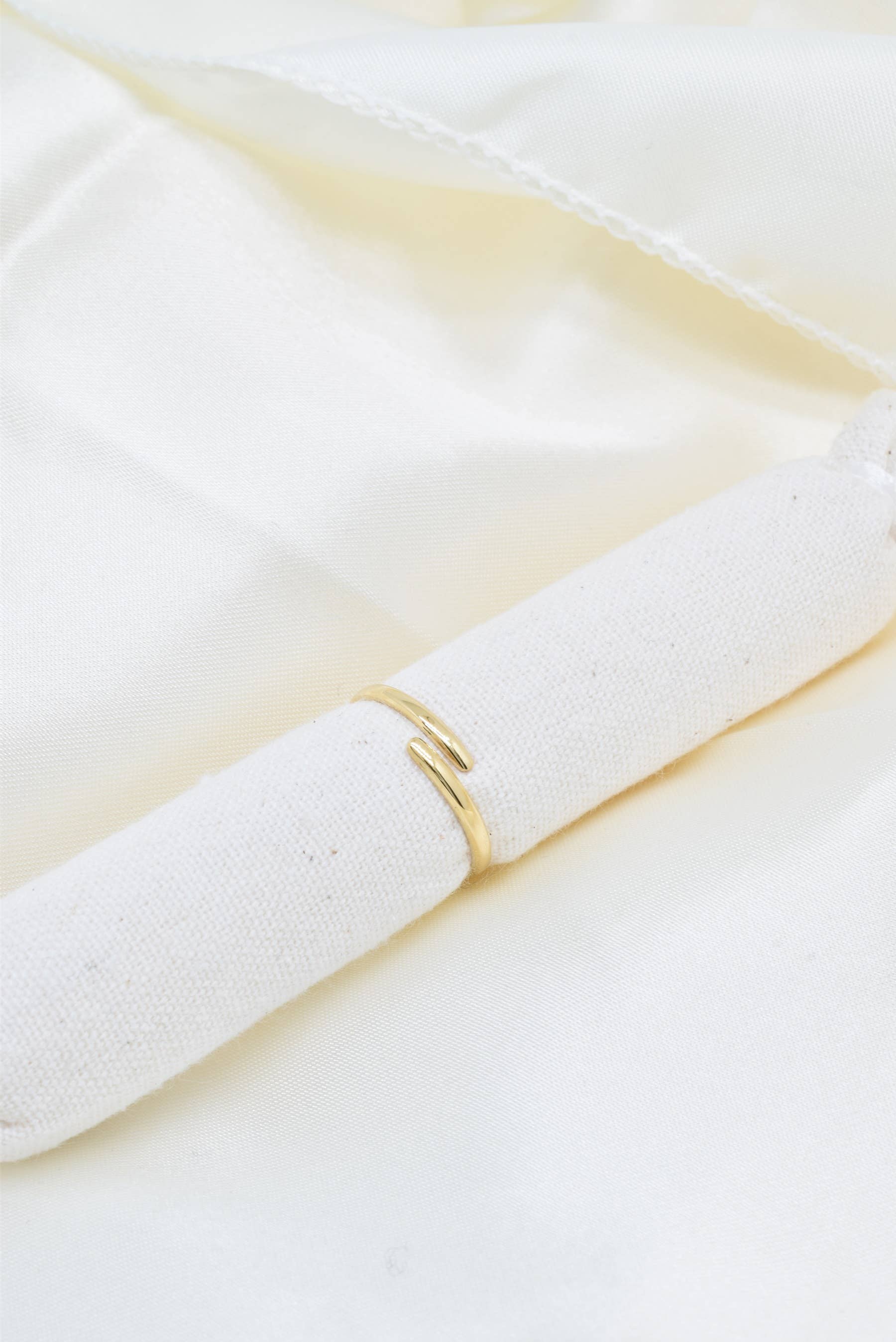 Kapyco - Vente Anneau/bague à empiler - Bague effet martelée en acier inoxydable - BG3100931