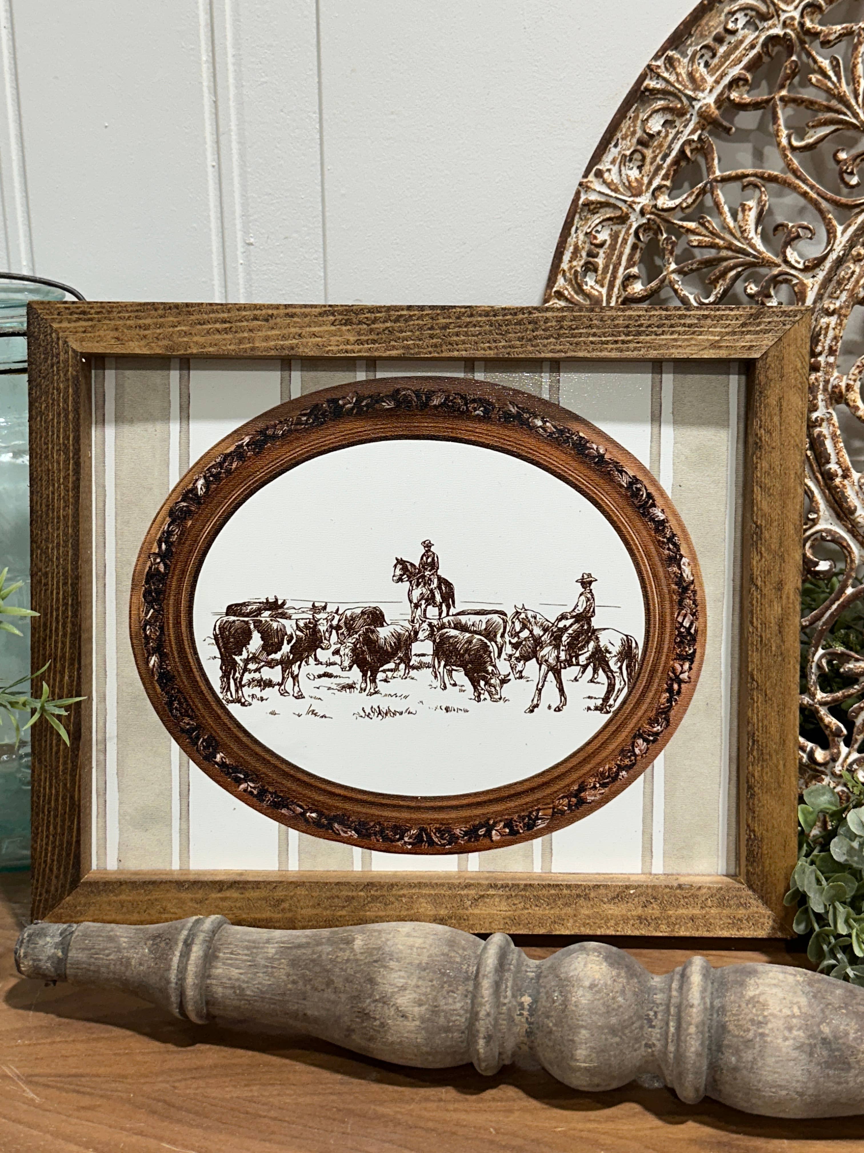 The Broken Board - Wholesale Art Print - Cattle Drive1