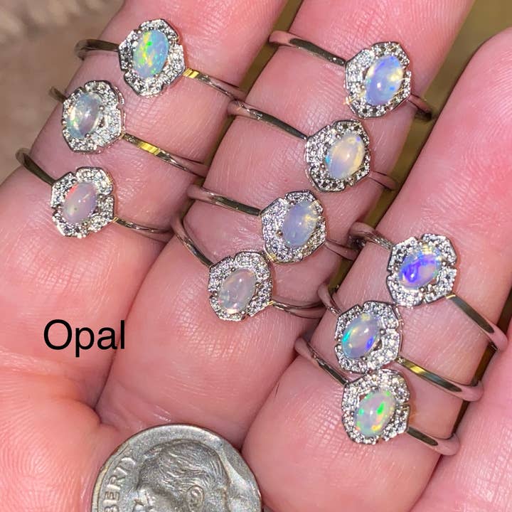 Moon River Designs - Wholesale Jewelry Set - Silver Plated Adjustable Rings Assorted Rings Bulk Lot3