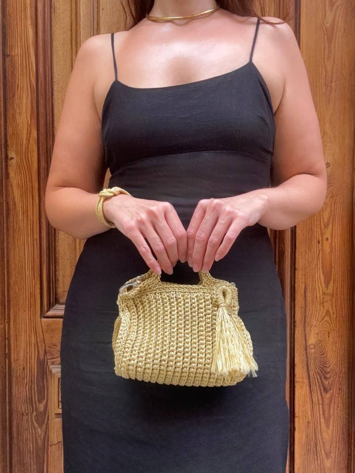 Nador Metallic Handbag for wholesale by Lamu Brand