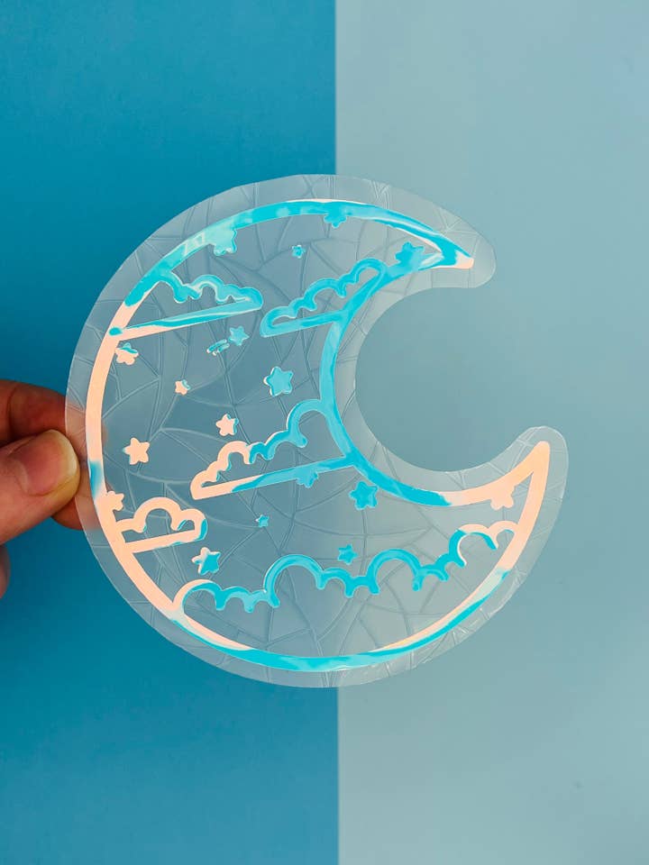 Celestial Moon Suncatcher for wholesale by Poppodopolis