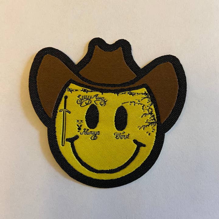 Wholesale Post Malone cowboy tattoos iron on patch posty country
