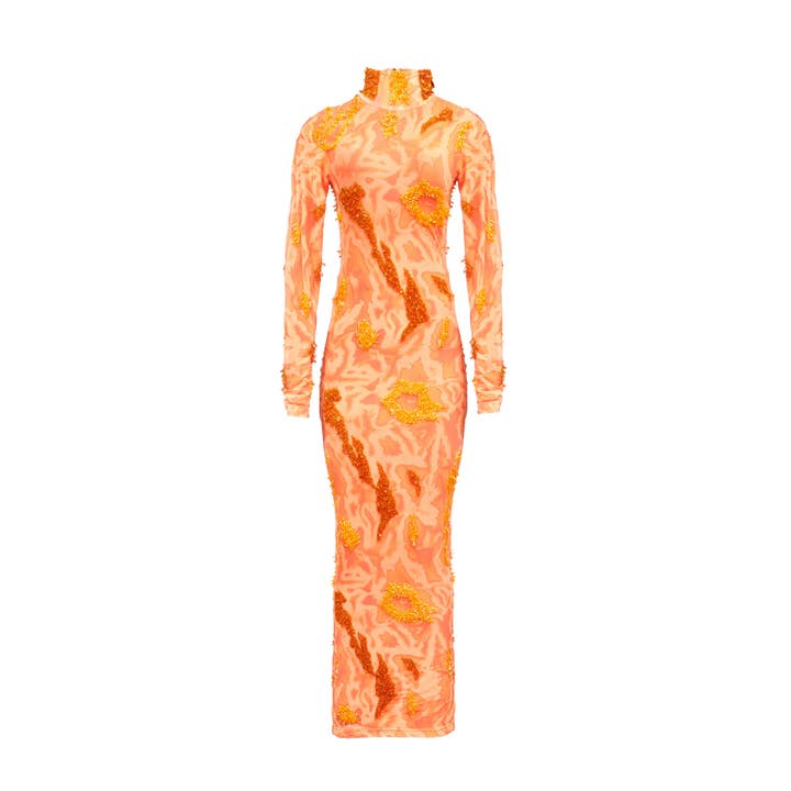 ZUSI KLEID (PFIRSICHFLAUM) für den Großhandel von Onalaja