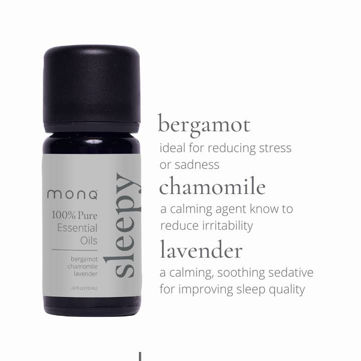 MONQ - Wholesale Aromatherapy Lotion/Oil - Sleepy Essential Oil Bottled Blend Aromatherapy