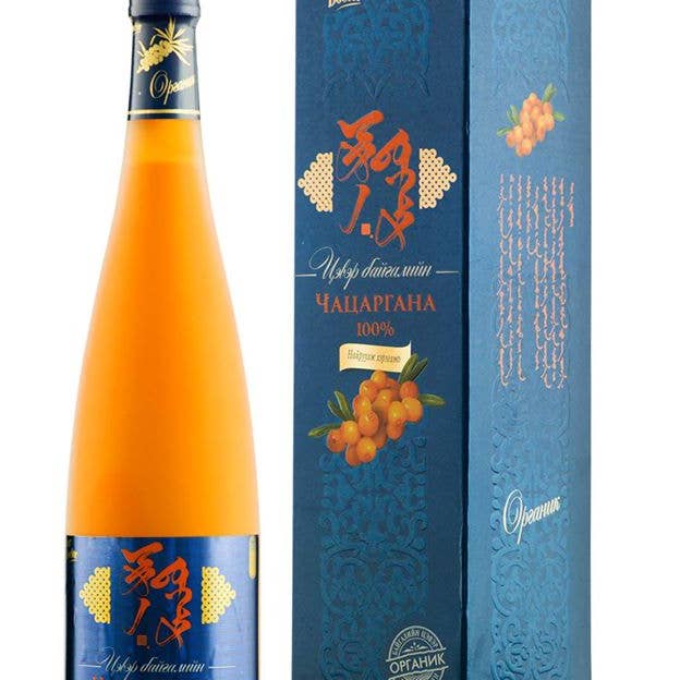 Mongulai – Engroshandel Sundhedsjuice – Seabuckthorn Pure 100% Økologisk Juice1