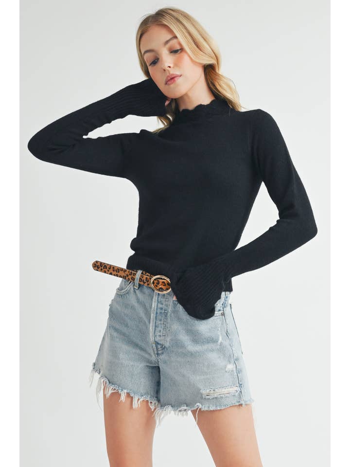 AEMI + CO - Wholesale Knit Sweater - Women's - 3225EK Mea Sweater