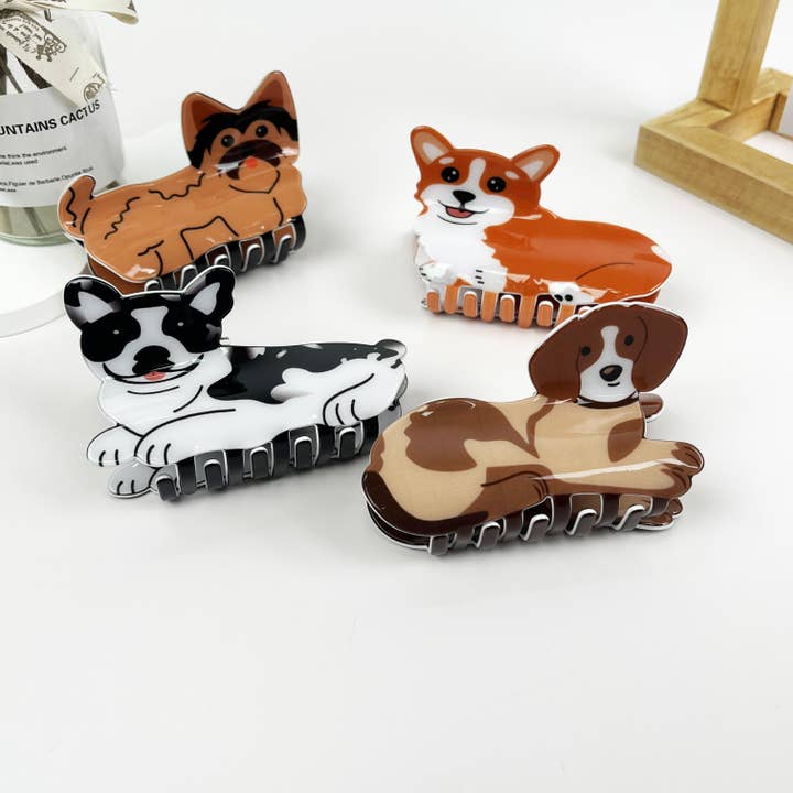 mildstyles - Wholesale Hair Clip - Women's - Dog Animal Hair Claw Clip