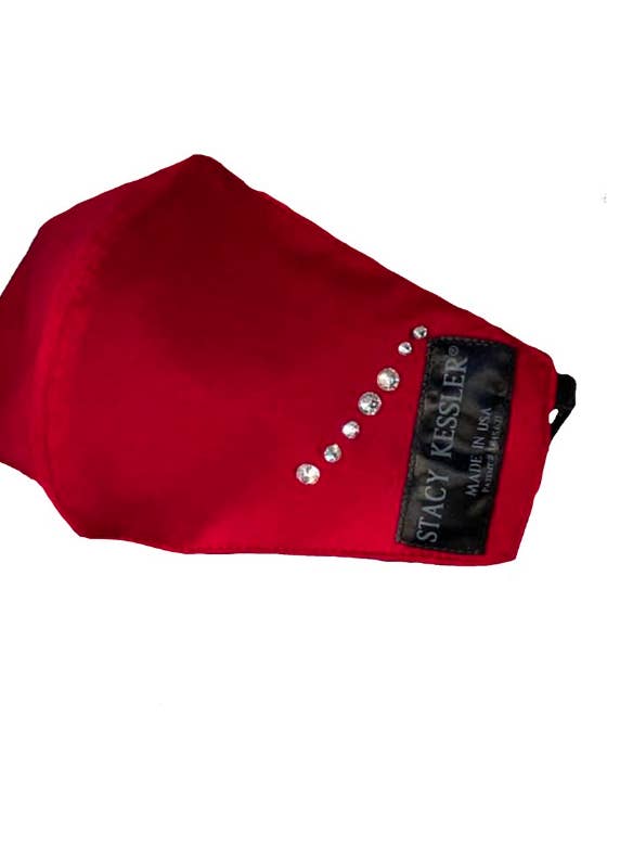 Red Metallic with Swarovski Crystals for wholesale by Stacy Kessler Accessories