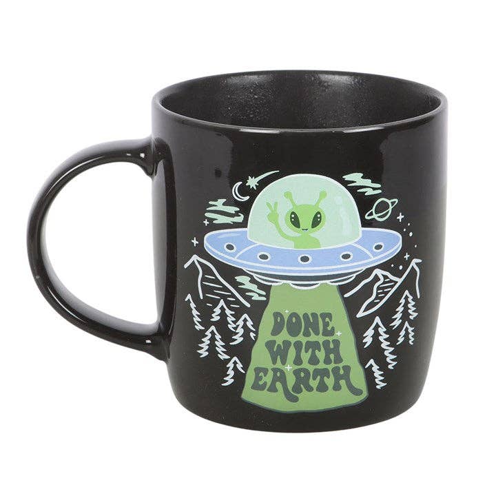 Something Different Wholesale - Wholesale Coffee Mug - Heat Change Y2K Alien UFO Mug4