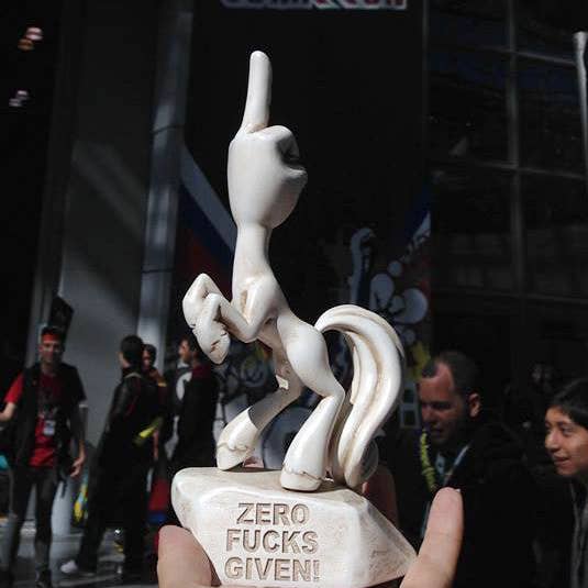 FUnicorn Bad to the Bone Edition 8-inch resin sculpture for wholesale by Bigshot Toyworks