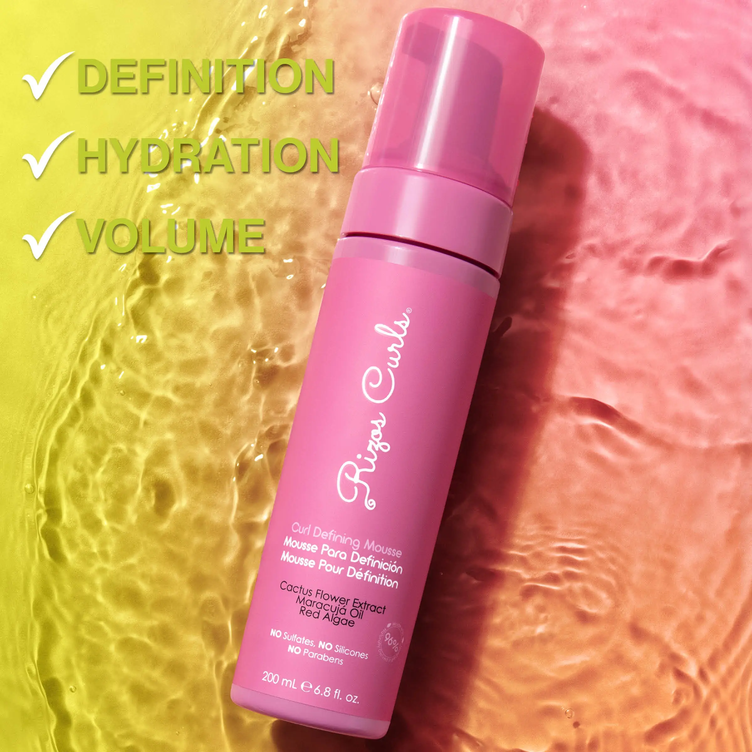 Rizos Curls – wholesale Hair styling gel/mousse – Curl Defining Mousse7