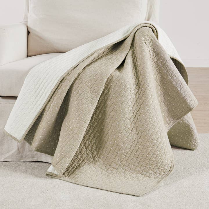 Levtex Home - Wholesale Throw blanket - Cross Stitch Quilted Throw10