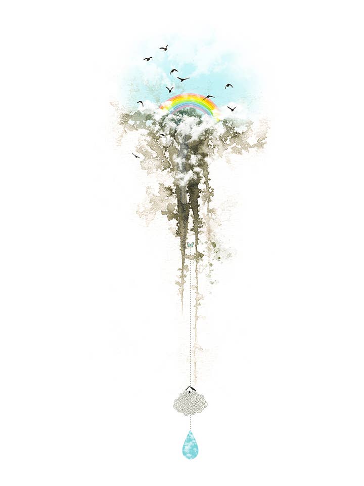 Plads til at trække vejret - Elements Kunsttryk - Luft for engroshandel hos Melissa Moss Art