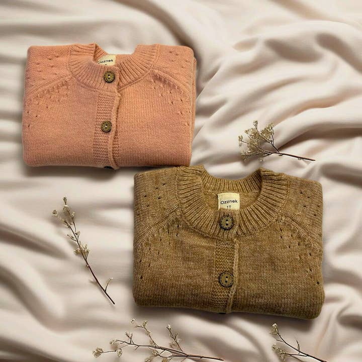 Ozznek Shoes - Wholesale Cardigan - Kids - Organic Cotton Kids Cardigan – Soft,Breathable Kids Cardigan3