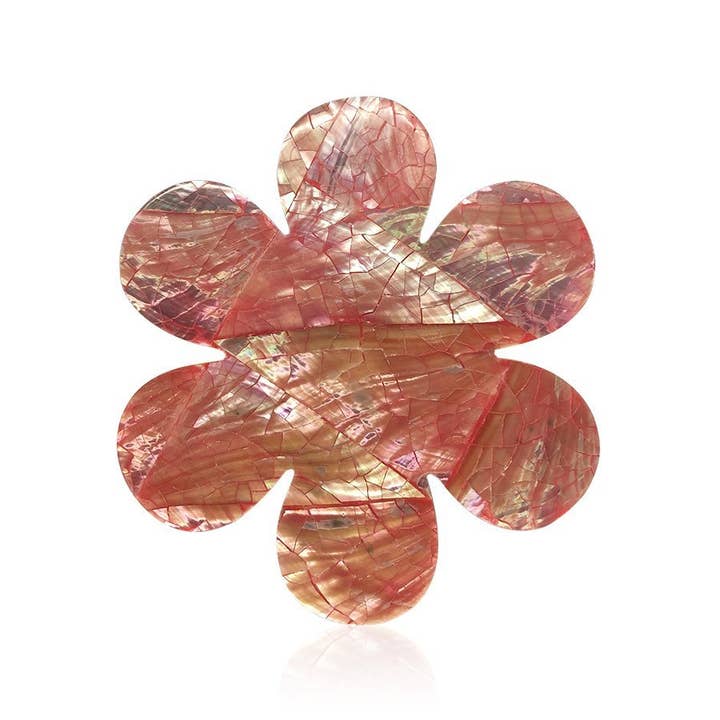 Avani Jewelry - Wholesale Decorative Tabletop Object - "In Full Bloom" Mother-of-Pearl Greeting Tablet2