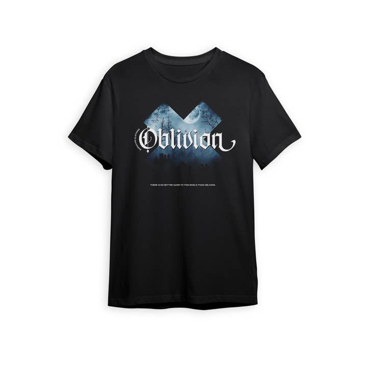 Oblivion Herren Tshirt Farbe Schwarz för wholesale av Supa Hype